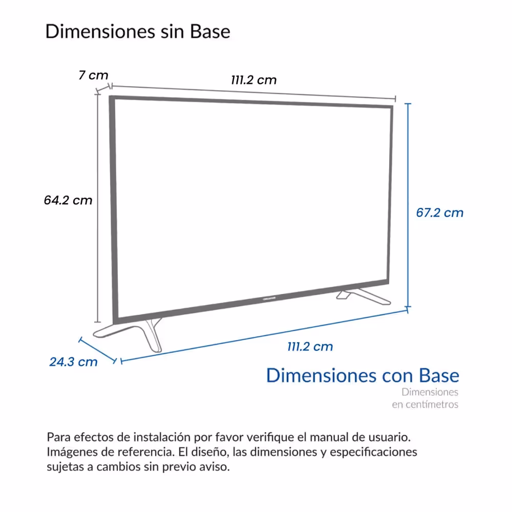 Televisor Challenger 50 Pulgadas 4K-UHD LED Smart TV Google 50KG85BT