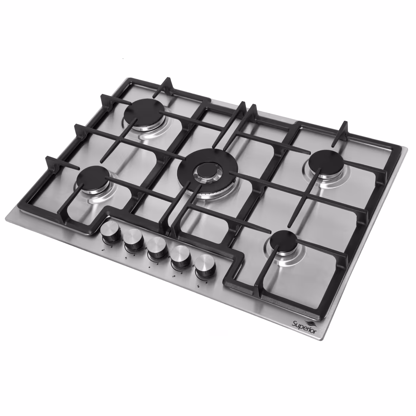 Estufa de empotrar Superior 5 Puestos x 75 Acero Inoxidable Gris CI 8231-1