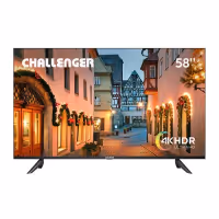 Televisor Challenger 58 Pulgadas 4K-UHD LED Smart TV Google 58KG85BT