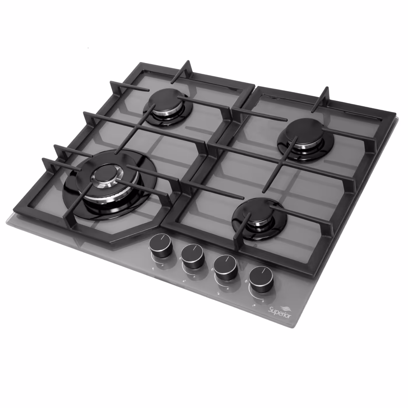 Estufa de empotrar Superior 4 Puestos x 60 Vidrio Negra CV 8031 1G