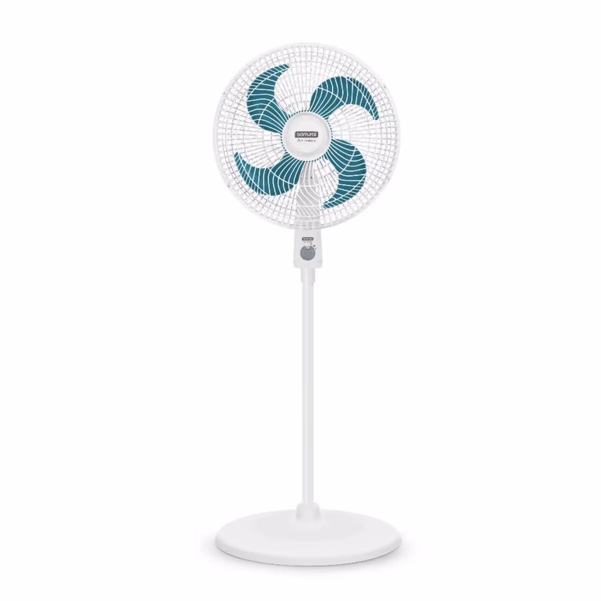 Ventilador Samurai Air Maxx 45 Pulgadas Blanco Aspas Azul