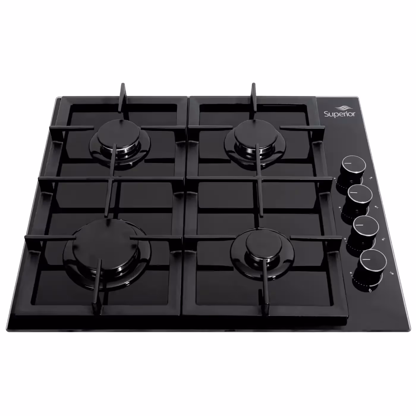 Estufa de empotrar Superior 4 Puestos Vidrio Negra CV 8030-2 N