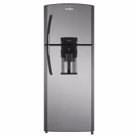 Nevera No Frost Mabe 394 Litros Congelador Superior Platinum RMP421FGCT