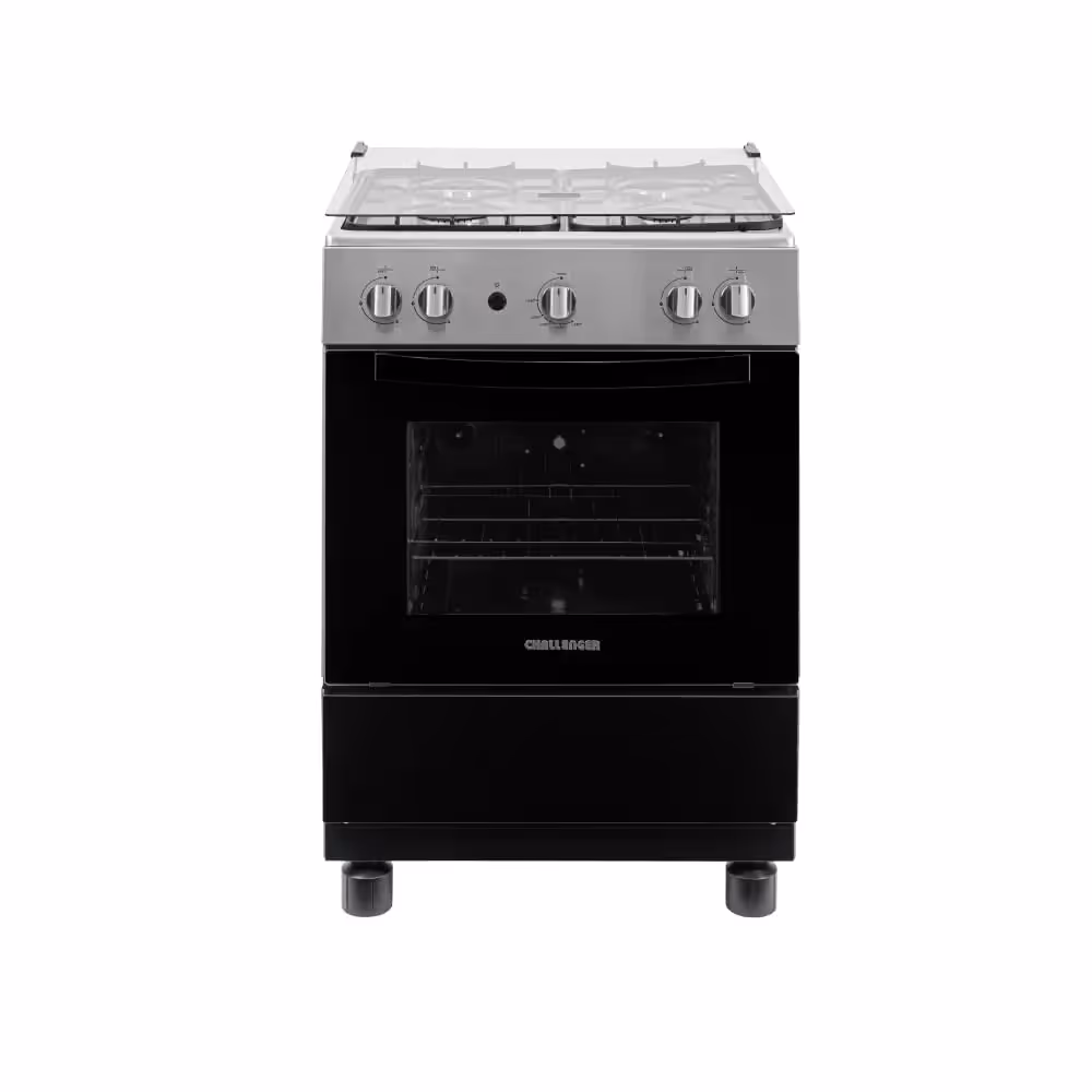 Estufa de Piso Challenger 4 puestos con Horno GN 60 CM - SI 9461