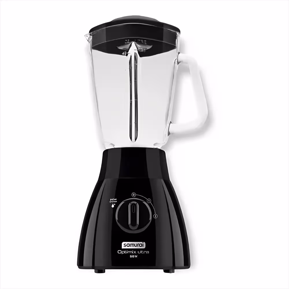Licuadora Samurai Optimix Ultra Vaso de Vidrio (Negra)