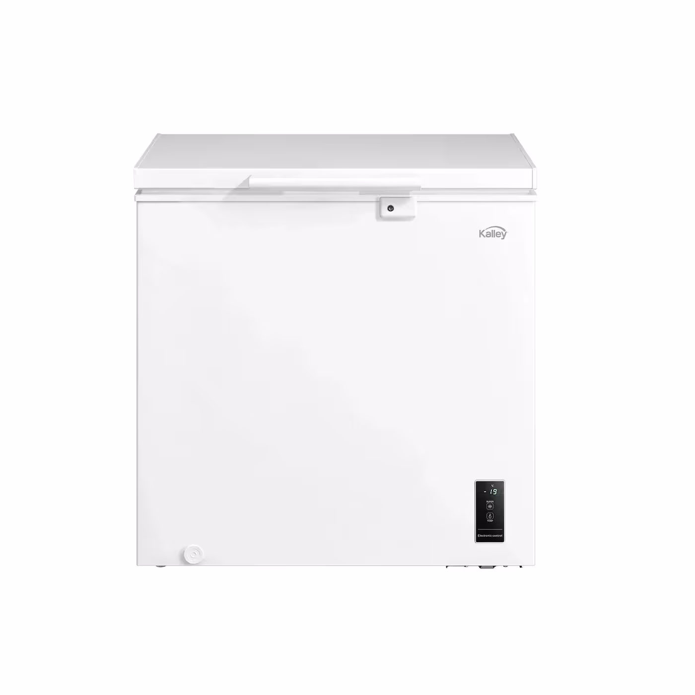 Congelador Horizontal Kalley 194 Litros Inverter con pueta deslizante de vidrio CH194LI P