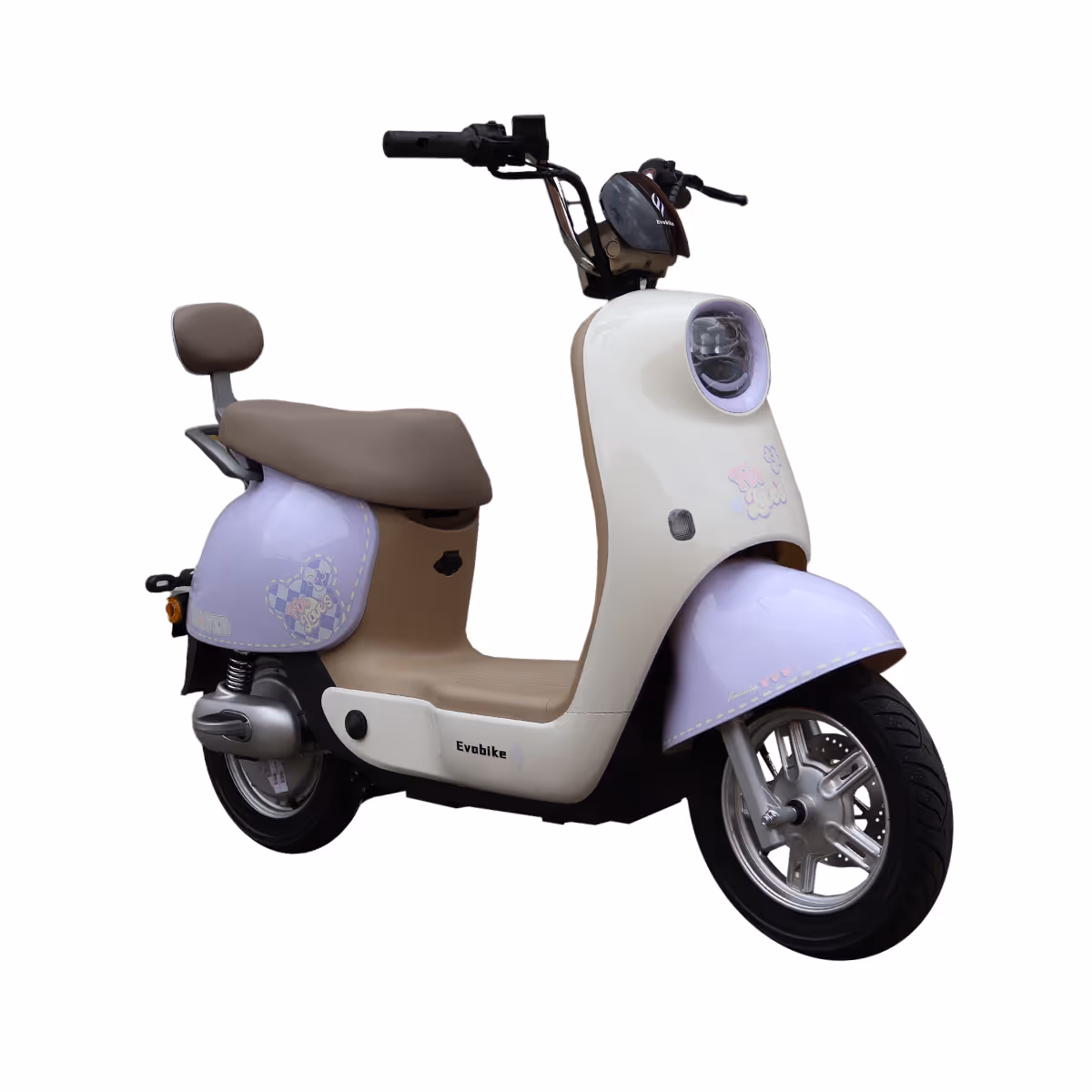 Bicicleta Eléctrica Evobike Moped 60V - Blanca