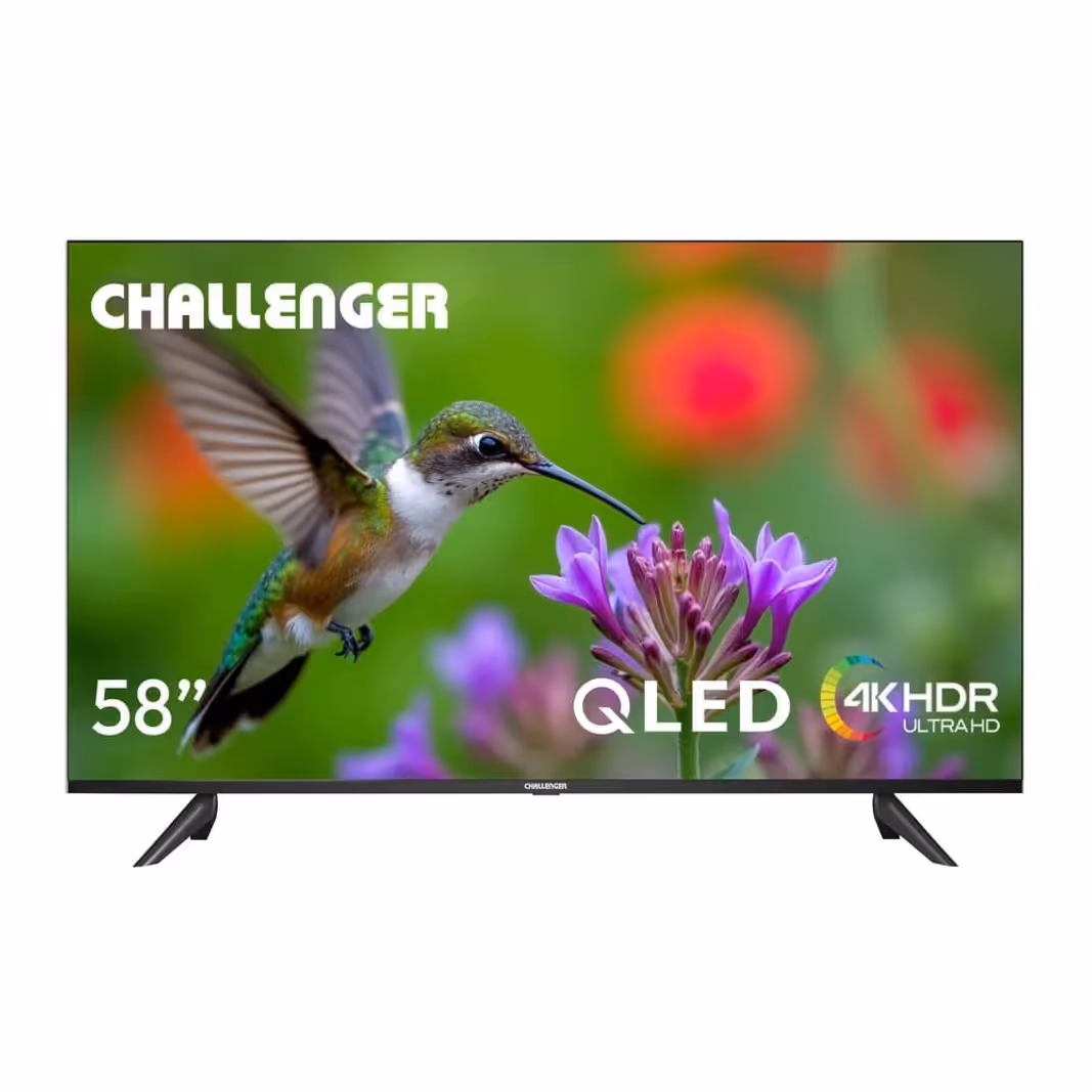 Televisor Challenger 58 Pulgadas 4K-UHD QLED Smart TV Google - 58KG290BT